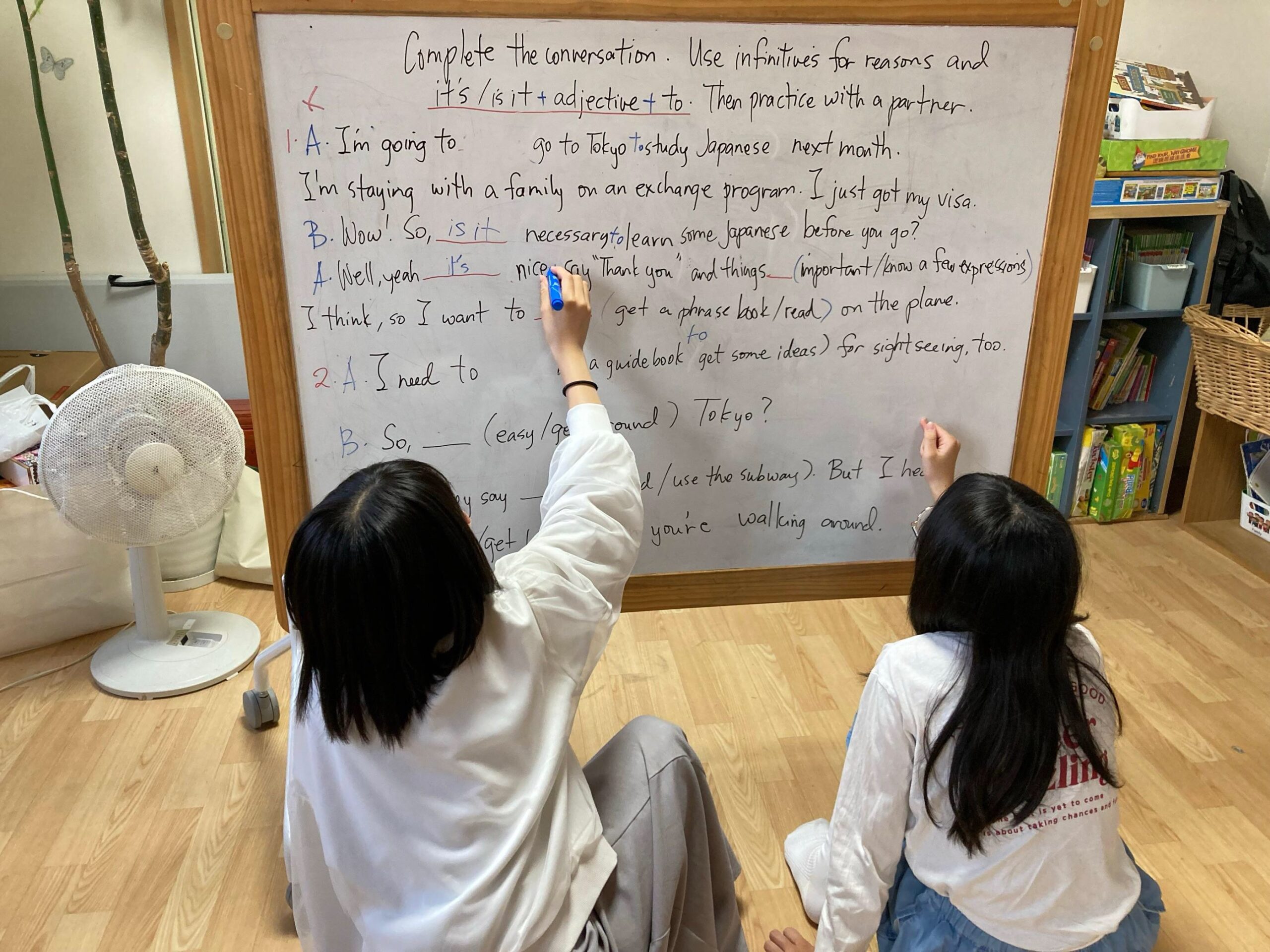 junior-high-teens-english-enrichment-discovery-J 中学生向け英語強化クラスでの活動風景(ディスカバリー)