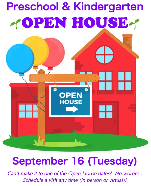 2025-09 preschool open house-e Preschool Open House Banner – September 16, 2025